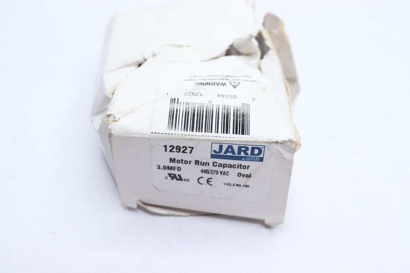 Jard Motor Run Capacitor 440/370VAC 12927
