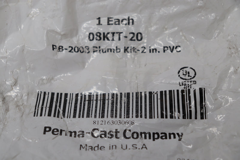 Lasco Cartridge Fitting Plumbing Kit PVC 2" 08KIT-20