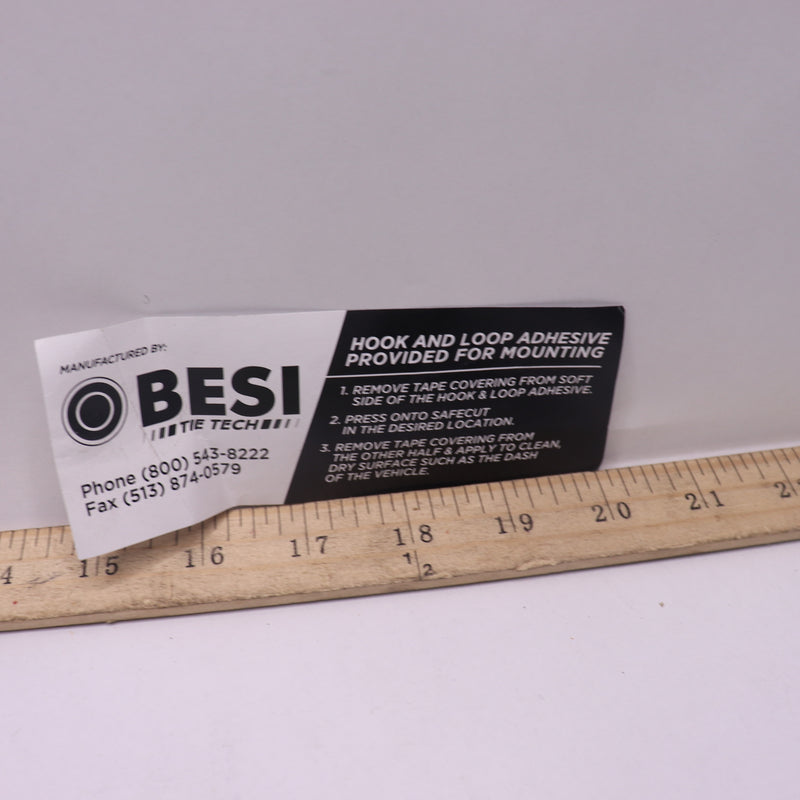 Besi Safecut Seatbelt Cutter Hook & Loop Adhesive For Mounting