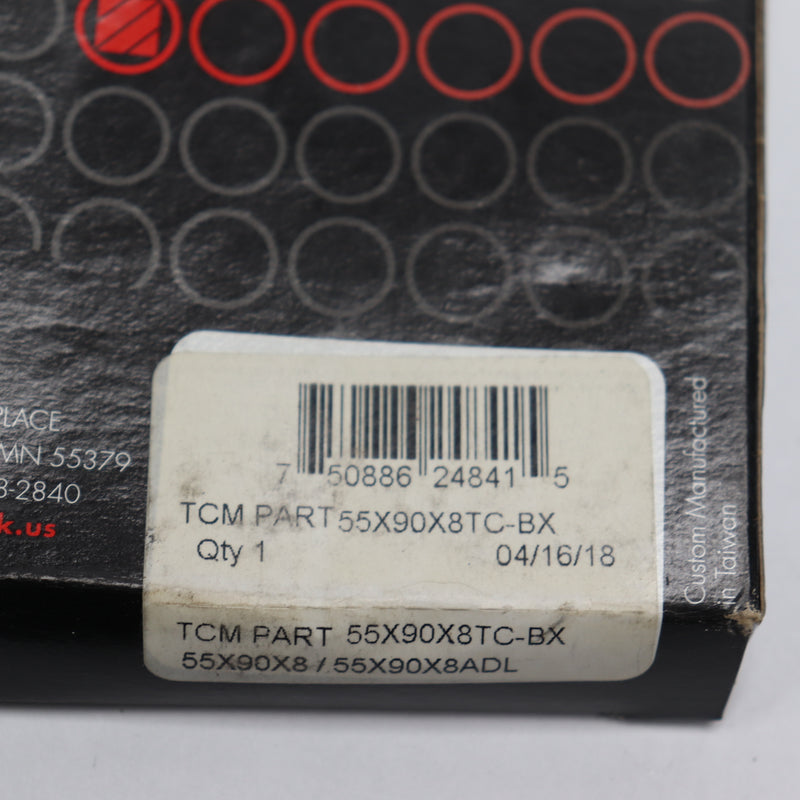 TCM Oil Seal 55 mm Shaft Dia. x 90 mm OD x 8 mm Overall Width