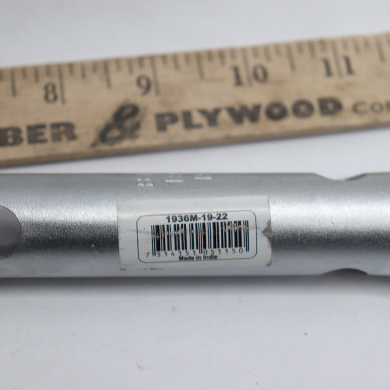 Bahco Tubular Double Head Socket Wrench 19 MM X 22 MM 1936M-19-22