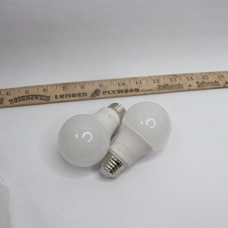 (2-Pk) Bioluz LED Light Bulbs Non Dimmable 60 Watt BA13-3-9WW
