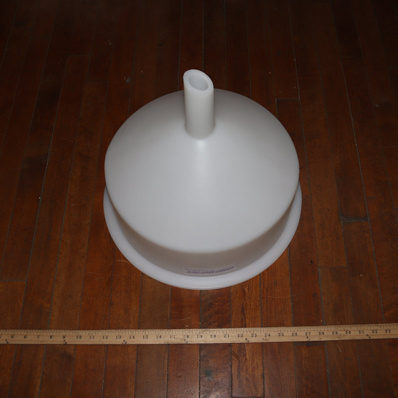 Bel-Art Products Industrial Drum Funnel Polyethylene Large White 18 L 15"