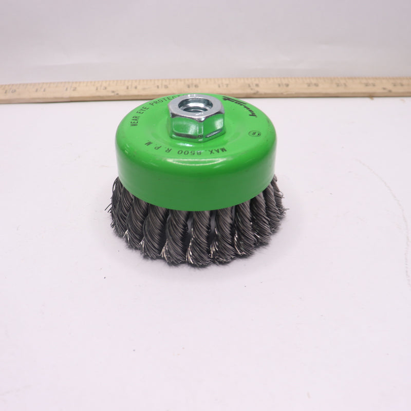 Forney Knot Cup Brush 4" x 5/8"