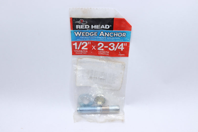 Red Head Wedge Anchor 1/2" x 2-3/4" 50095