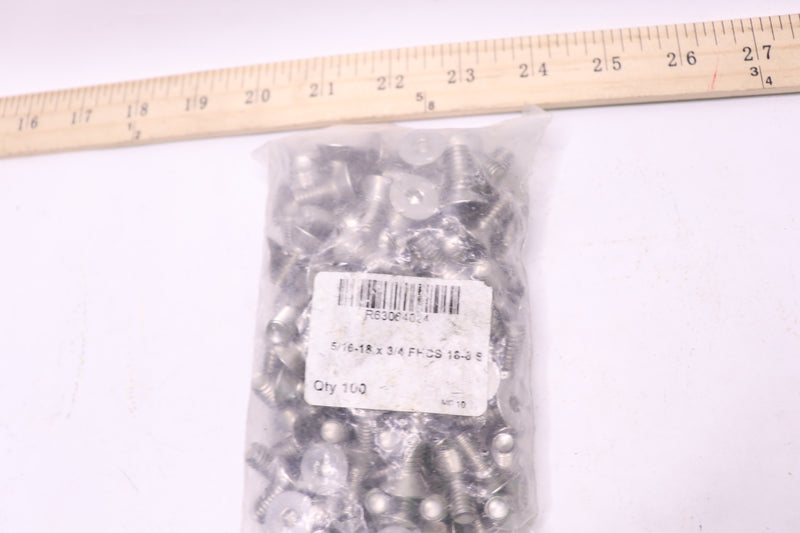 (100-Pk) MonsterBolts Flat Head Socket Cap Screws Alloy Steel Black Oxide