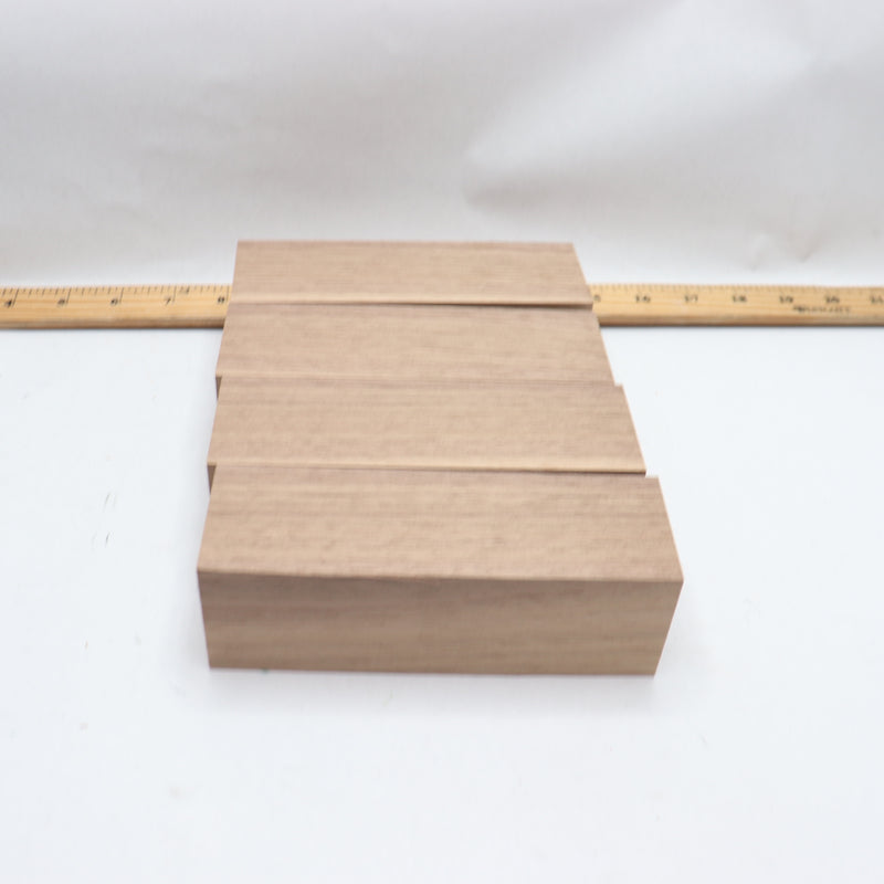 (4-Pk) Turning Blank Lumber Walnut Squares 2" x 2" x 6"