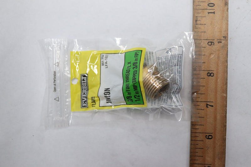 Everbilt Adapter Fitting Brass 3/8" Flare x 1/2" MIP LFA-181