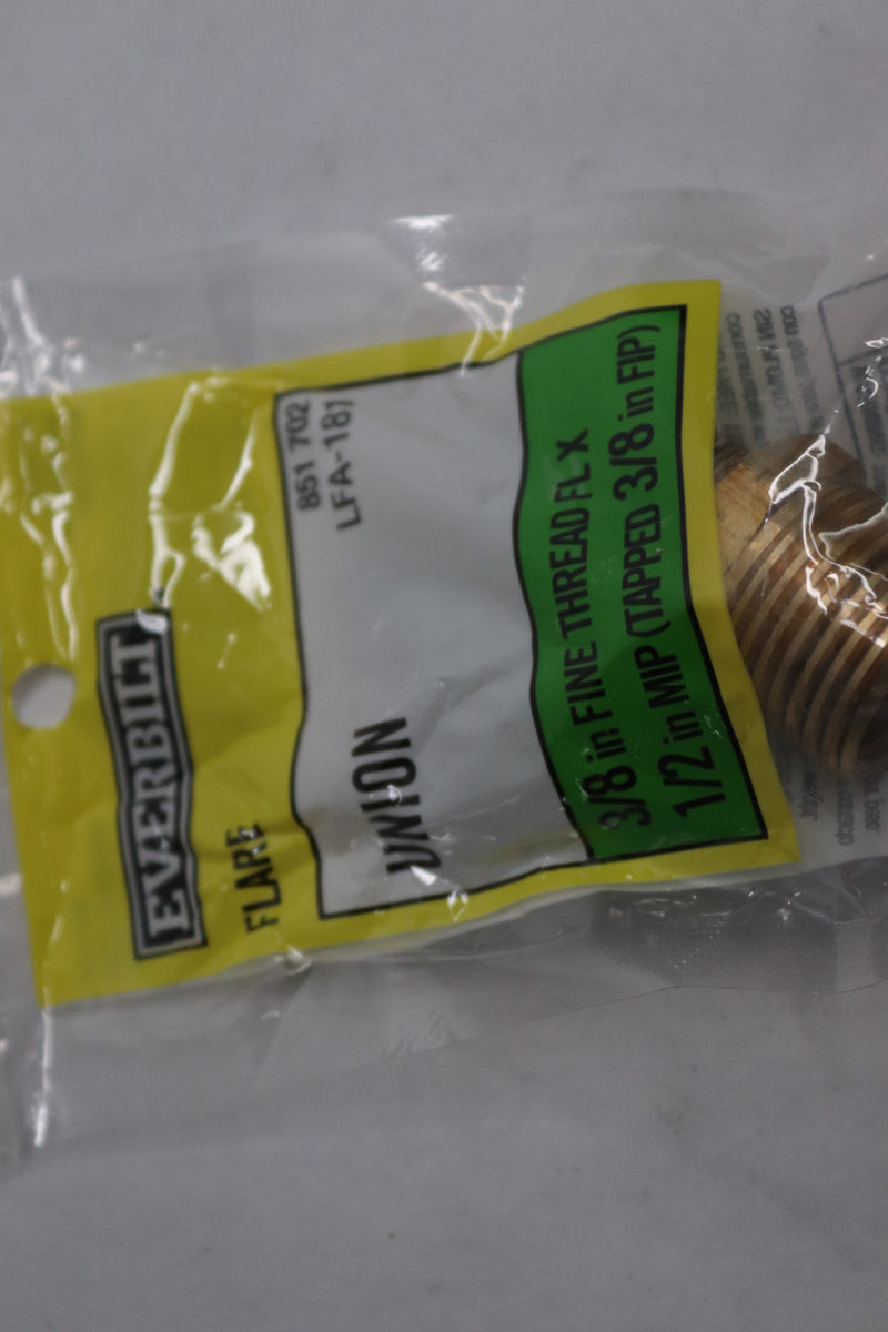 Everbilt Adapter Fitting Brass 3/8" Flare x 1/2" MIP LFA-181