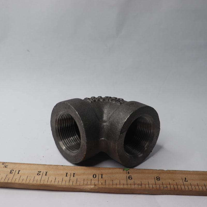 Anvil 90 Degree Elbow Class 300 Malleable Iron 1-1/4" x 1-1/4"