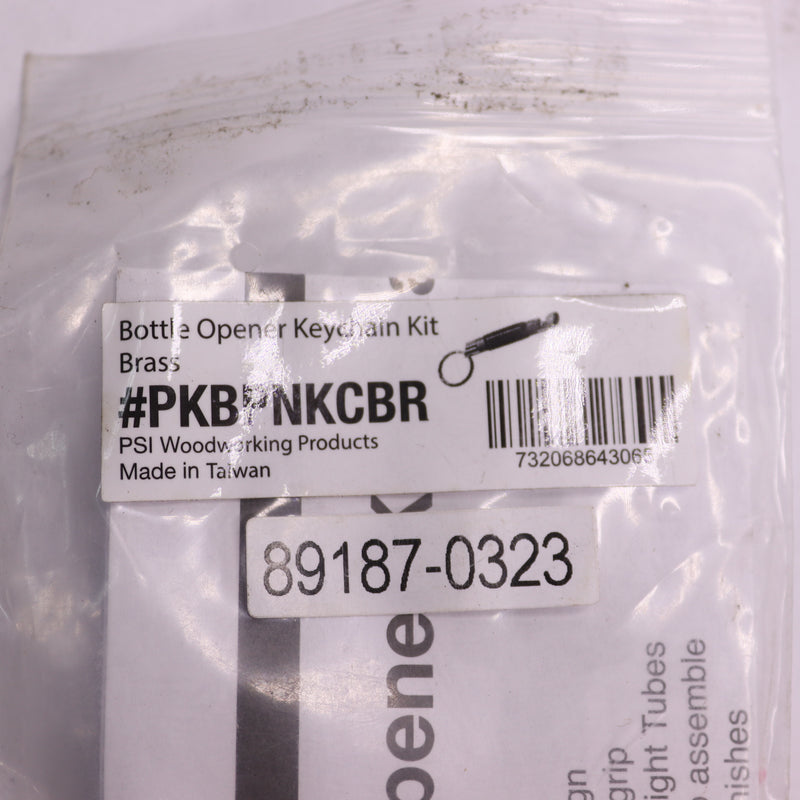 Bottle Opener Keychain Kit Brass PKBPNKCBR - Incomplete Missing Outter Cover