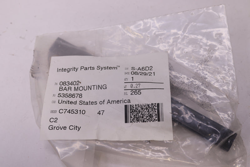 Integrity Parts System Bar Mounting 083402