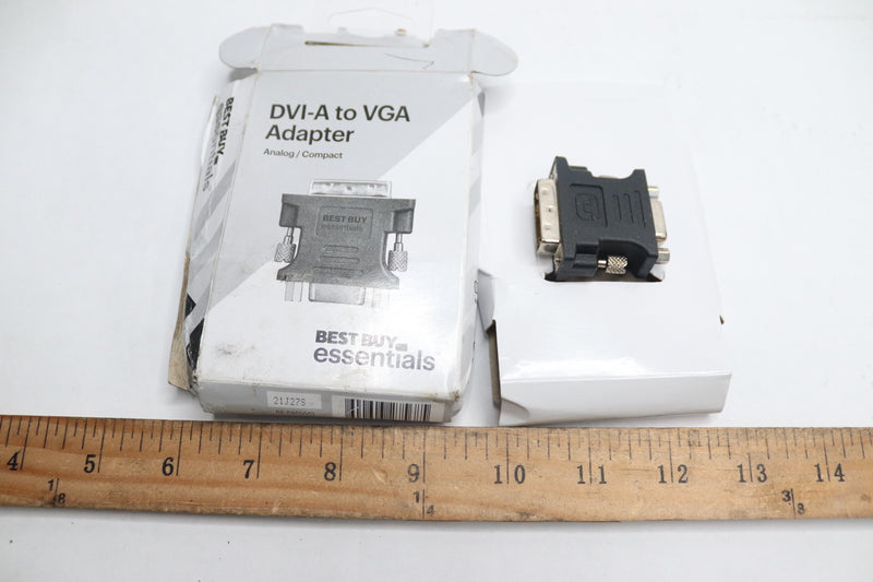 Best Buy Essentials DVI-A to VGA Adapter Black BE-PADVVG