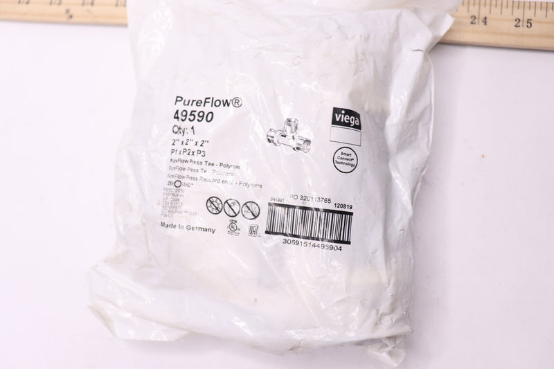 Viega PureFlow Tee Plastic 2" Press 49590