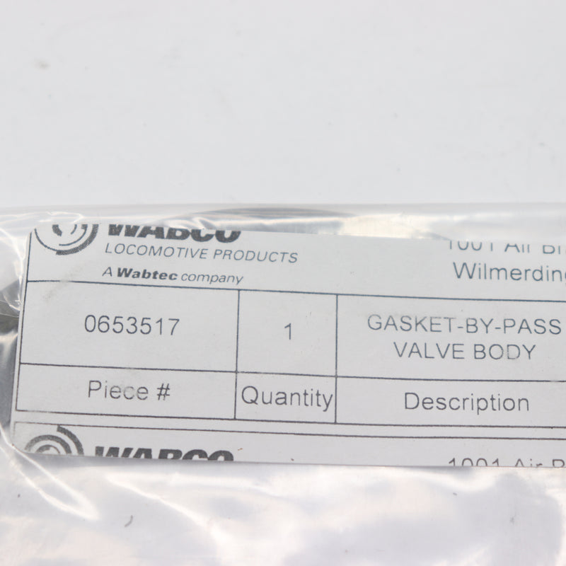 Wabco Gasket Valve Body 0653517