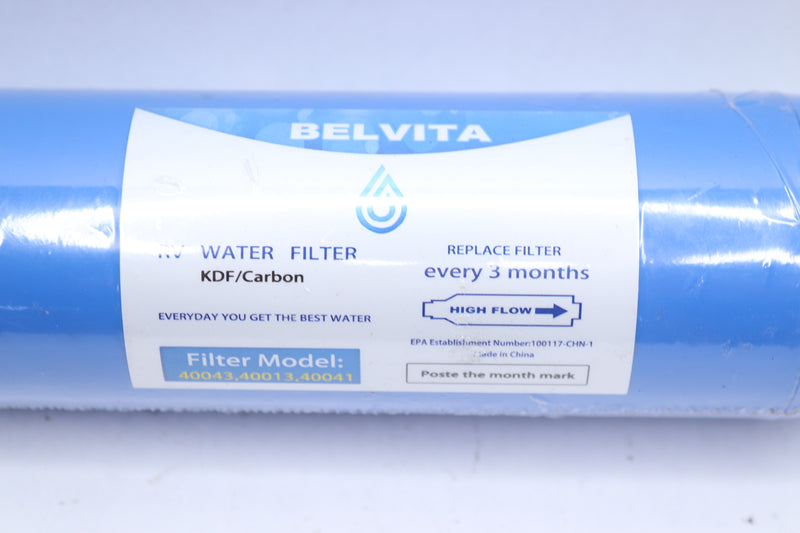 Belvita Water Filter Carbon Replacement 40043