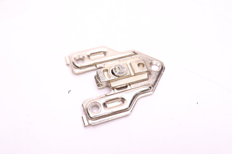 Clip Face Frame Mounting Plate Steel Nickel Plated 2.75" x 2.5" x .5"