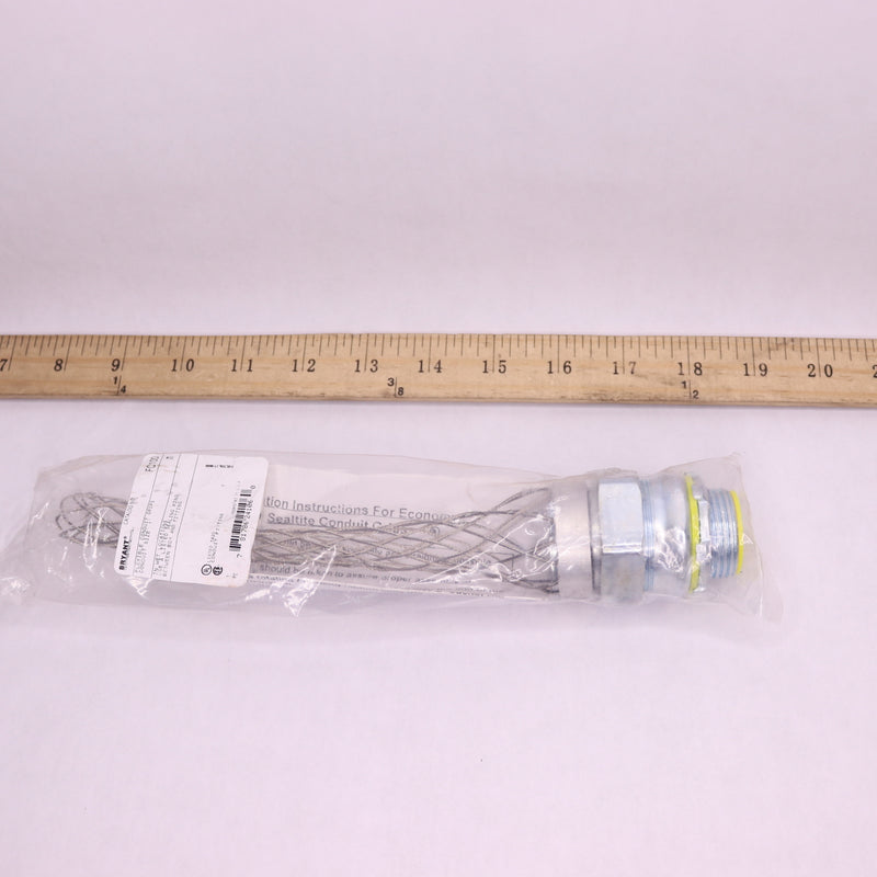 Bryant Flexible Metallic Conduit Grip Connector Straight Male Liquid-Tight 1"