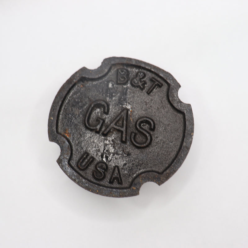 B&T Gas Cleanout Cover Cast Iron 4-3/4", 3-1/2" ID x 1-5/8" Depth