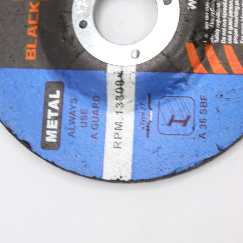 Black Widow T27 Grinding Disc 4-1/2" x 1/4" x 7/8" RPM 13,300 80 M/S 146
