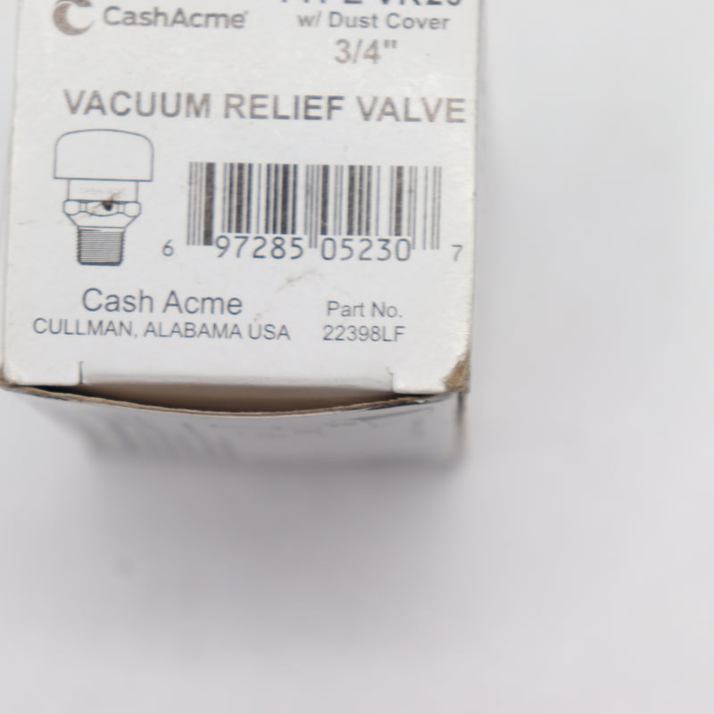 Vacuum Relief Valve Vent with Dust Cover -Incomplete-Valve Not Included-Cap Only