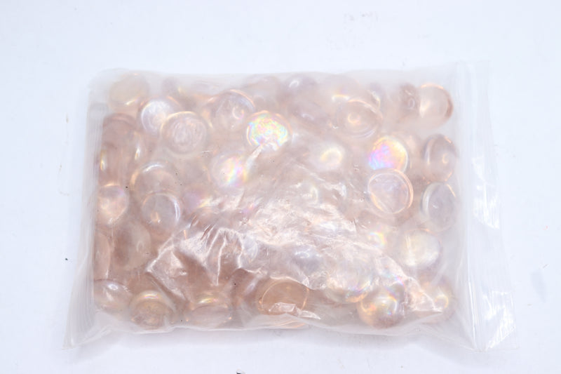 Kingou Gems/Marbles/Stones/Beads Flat Glass 1 Lb 17-19mm for Vase Filler