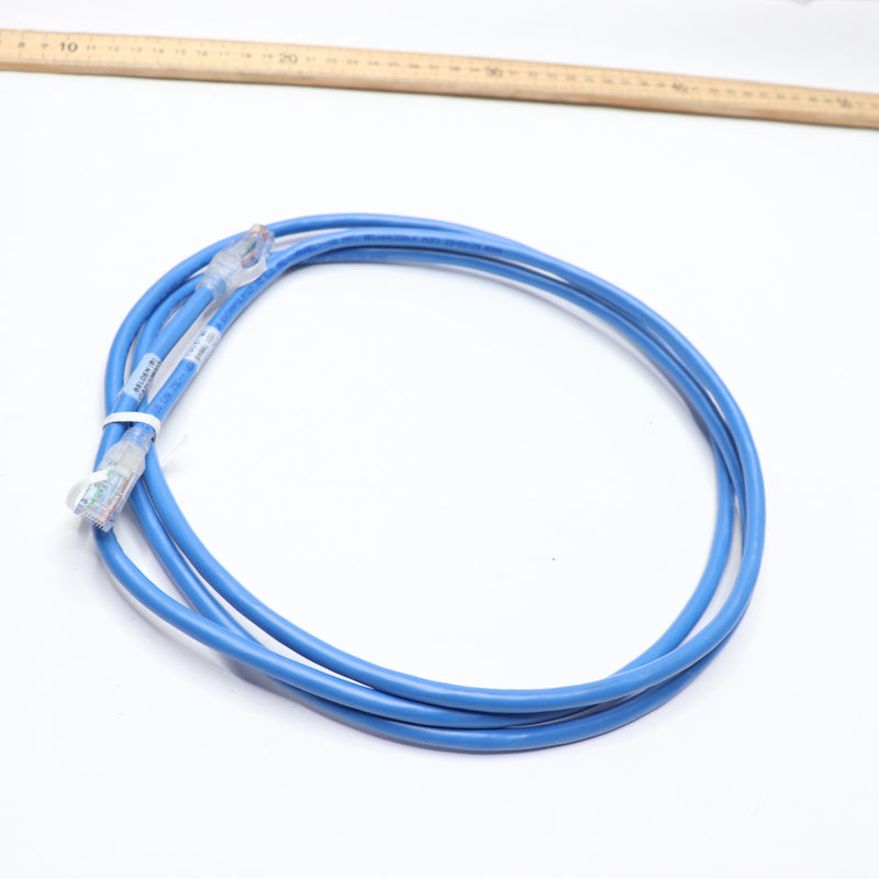 Belden 10GX Patch Cord 23 AWG Solid CMR Blue 7 Ft CA21106007