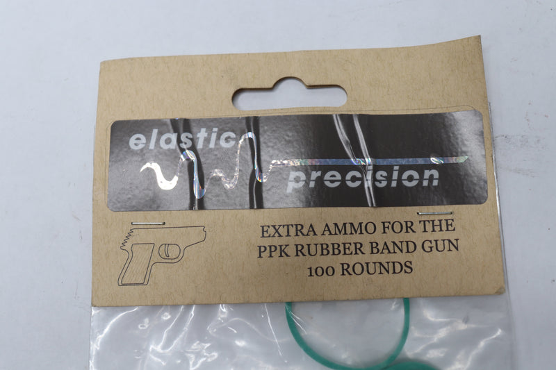 (100-Pk) Elastic Precision Rubber Band Gun Green
