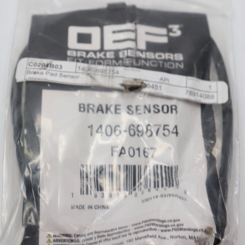 OEF3 Disc Brake Pad Wear Sensor 1406-698754