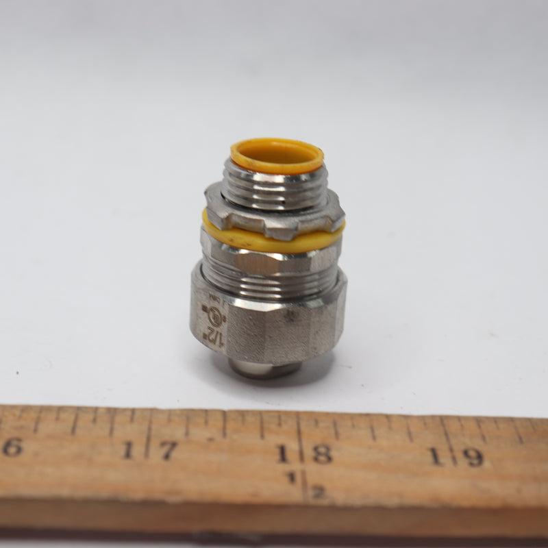 Emerson Liquidtight Connector Straight Stainless Steel 1/2" 4QSS50T