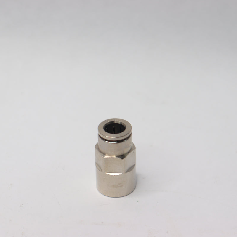 Norgren Straight Compressed Air Push-In Fitting Nickel Plated Brass 8mm