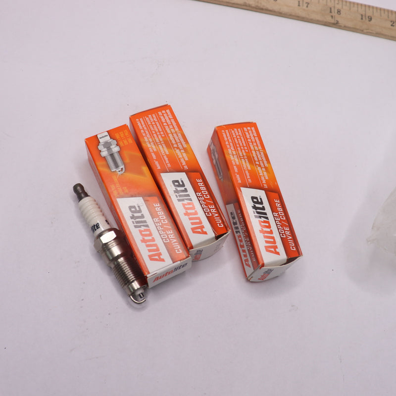 (4-Pk) Autolite Spark Plugs Copper Core 5144