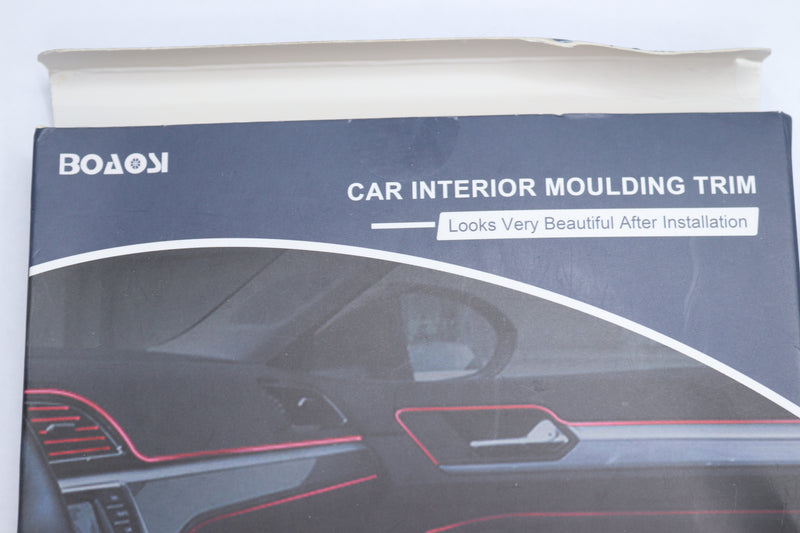 Boaosi Car Interior Moulding Trim Strips Blue 16.4 Ft