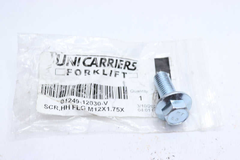 Unicarriers Hex Head Metric Serrated Flange Bolt Zinc 01249-12030-V