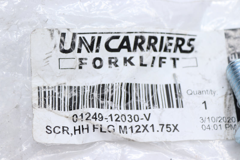 Unicarriers Hex Head Metric Serrated Flange Bolt Zinc 01249-12030-V