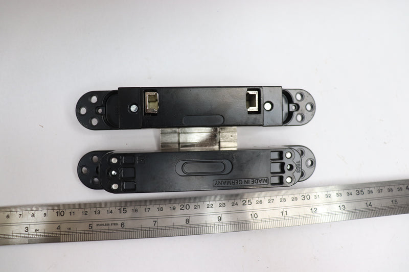 Hager Concealed Door Hinge Black 6"