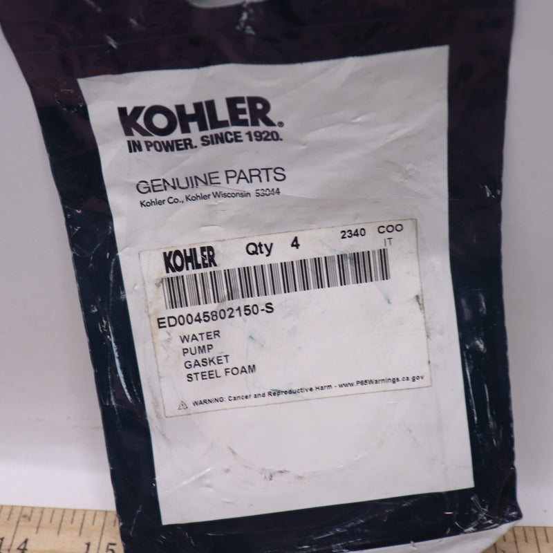 (4-Pk) Kohler Water Pump Gasket ED0045802150-S