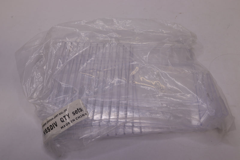 (3-Pk) Metro Drawer Dividers Clear SX6SDIV