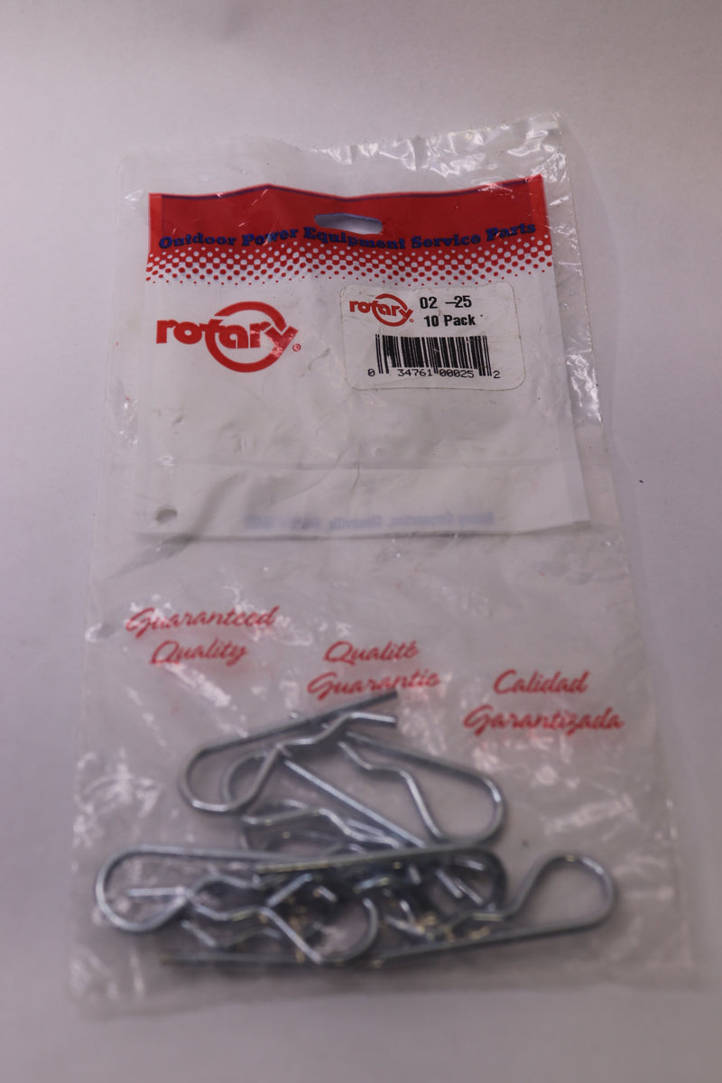 (10-Pk) Rotary Hair Pin HPC-102 02-25