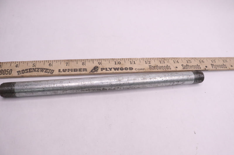Southland Nipple Galvanized Steel MPT 1-1/4" x 12"