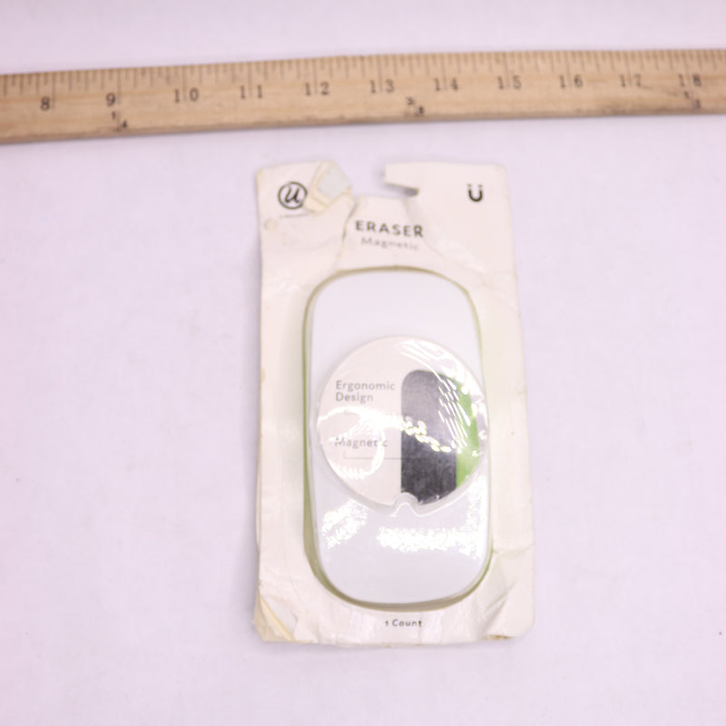 U Brands Magnetic Dry Erase Board Eraser Felt Bottom Surface 4.5" x 2.25" x 1"