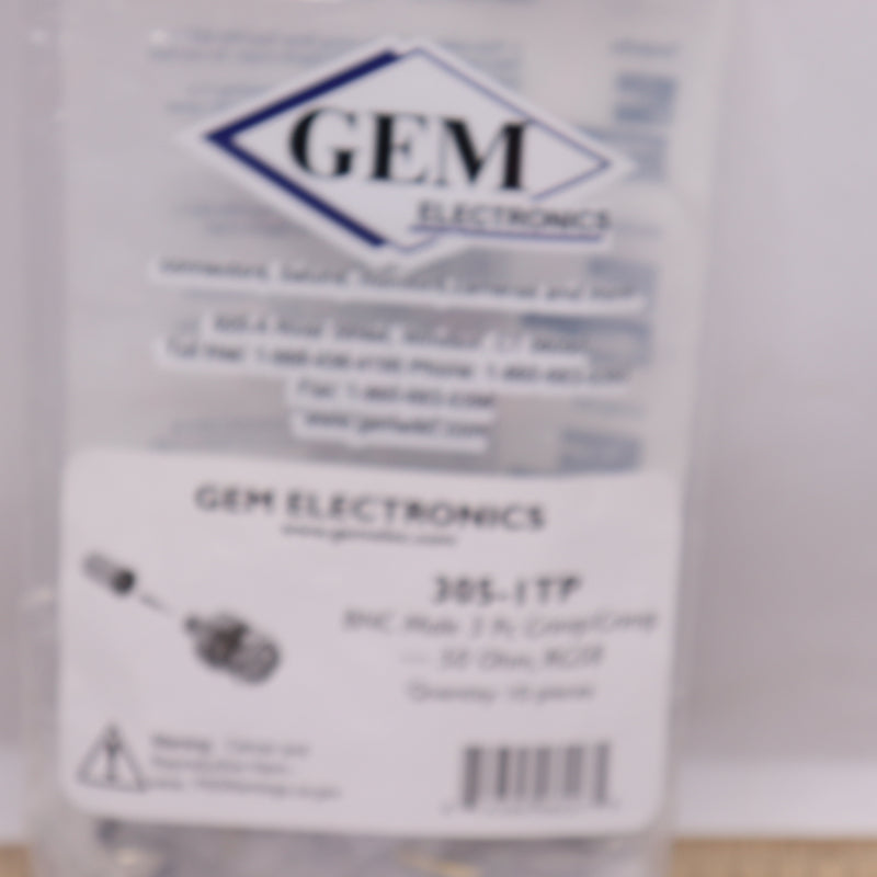 (3-Pk) Gem Electronics Crimp/Crimp Connector