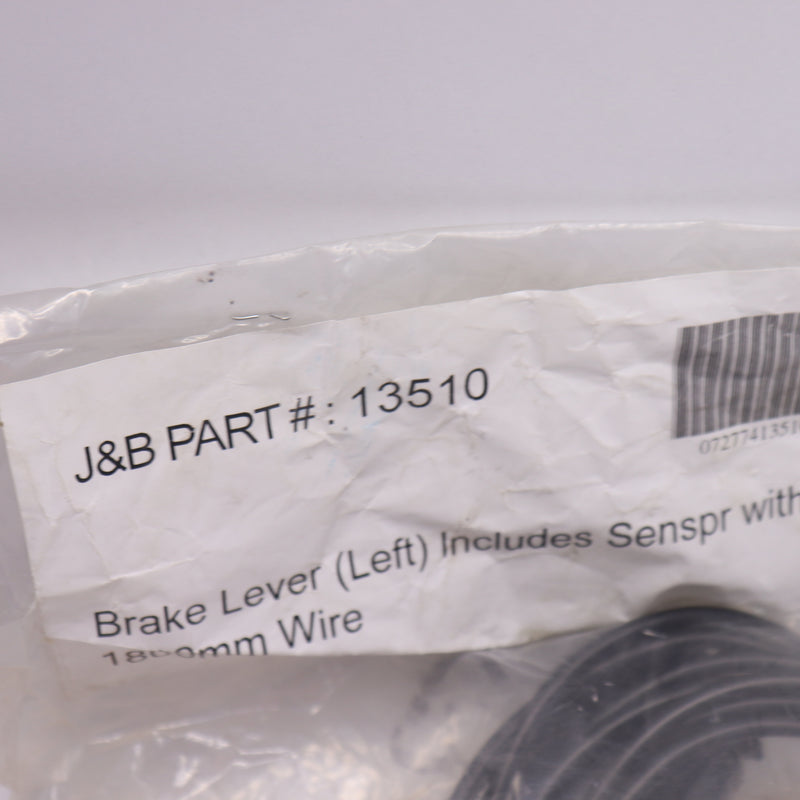 J&B Brake Lever Left with Sensor 1800 MM Wire 13510