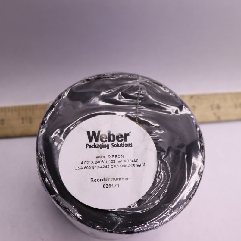 Weber Thermal Transfer Ribbon 4.02&quot; X 2408' 626171