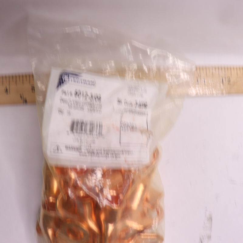(25-Pk) Tectran Flared Lugs Copper 3/0 Gauge 3/8" 5012-3/06
