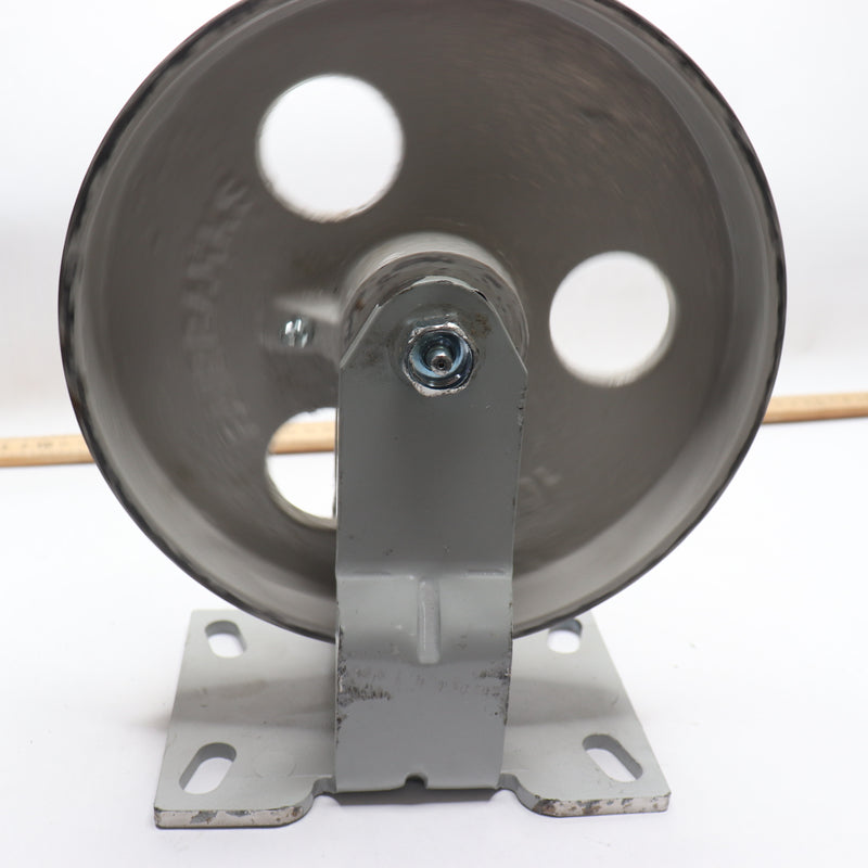 Fairbanks Swivel Top Plate Caster Semi-Steel 1,200lb 8″x2″x9-1/2″ 108