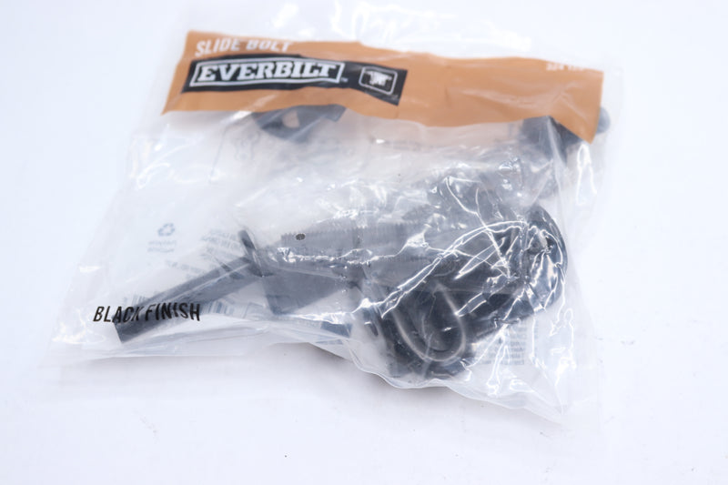 Everbilt Slide Bolt Kit Black 324120