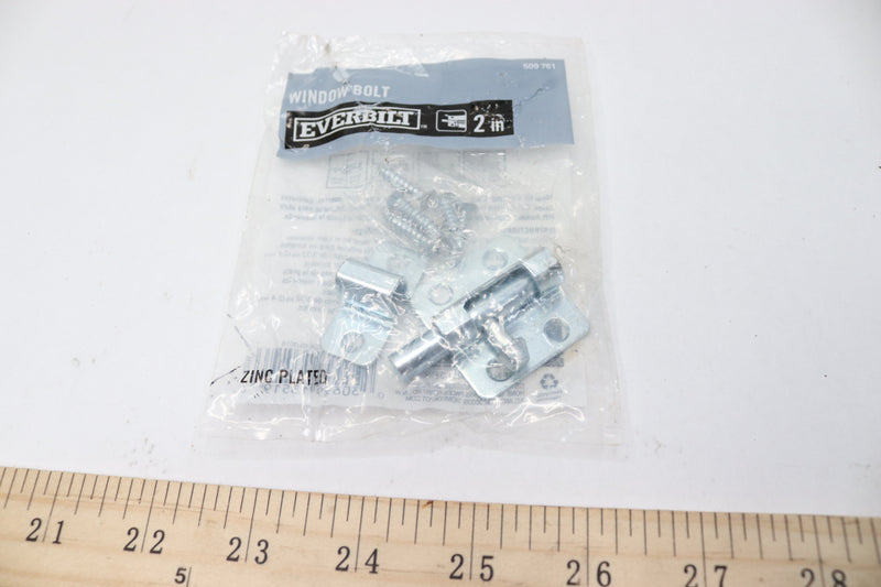 Everbilt Window Bolt Screws Zinc Plated Steel 2" 509 761