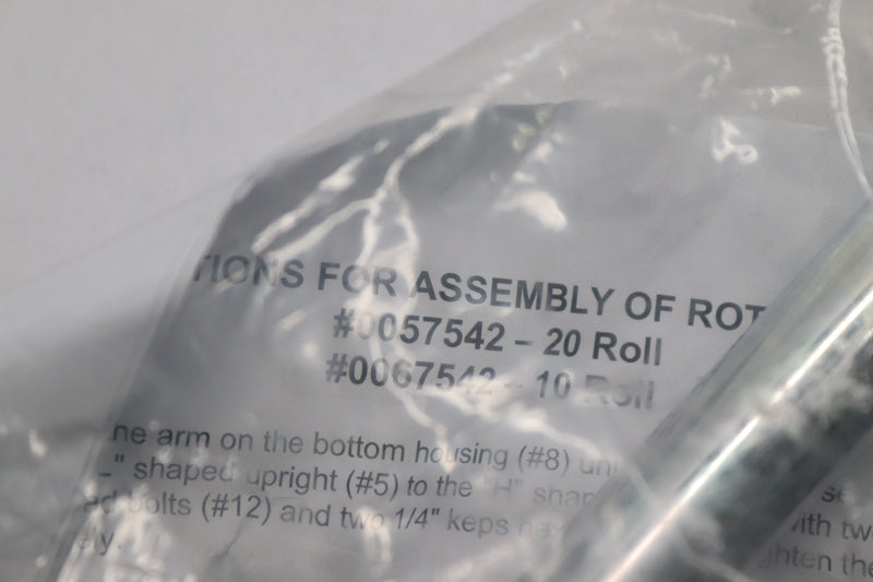 Pacon Rotary Rack Assembly Hardware and Instructions 0057542-20