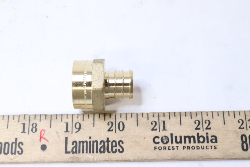 Zurn Brass Female Pipe Thread Adapter Non- Swivel 3/4" Barb x 3/4" FPT QQUFC44GX